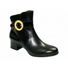 Botín liso Jean Pierre negro