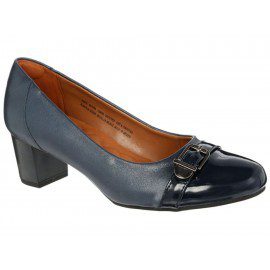 Zapatilla lisa Flexi azul