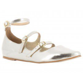 Balerina lisa Westies plateado