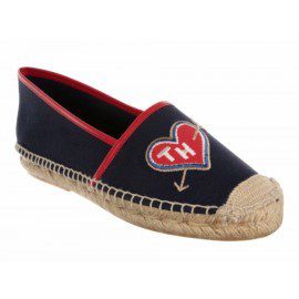 Alpargata con bordado Tommy Hilfiger azul...