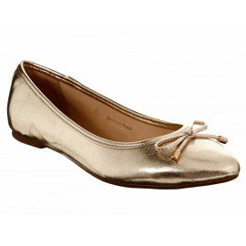 Balerina lisa Arezzo dorado