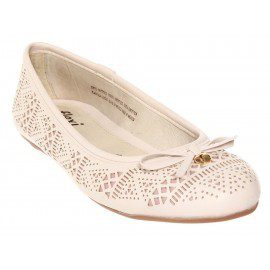 Balerina con diseño corte láser Flexi beige