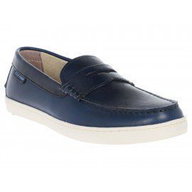 Zapato mocasín Cole Haan piel azul marino