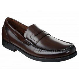 Zapato mocasín Quirelli piel café oscuro