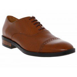 Zapato oxford Fenutti piel cognac