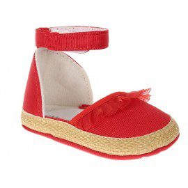 Alpargata Little Me para niña textil