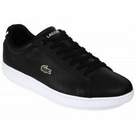 Lacoste Tenis de Piel con Agujeta Negros