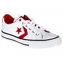 Tenis liso Converse de piel para niña