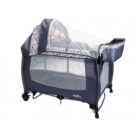 Cuna de viaje Evenflo Nappi gris oxford