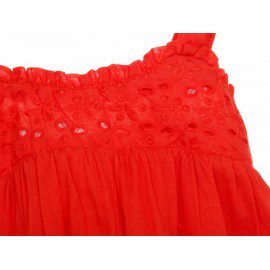 Blusa Piquenique lisa para niña