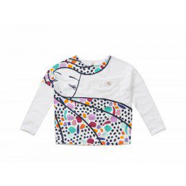 Benetton Playera Estampada para Niña