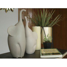 Figura decorativa Gemma gris medio