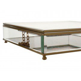 Caja de vidrio Haus Deko multicolor