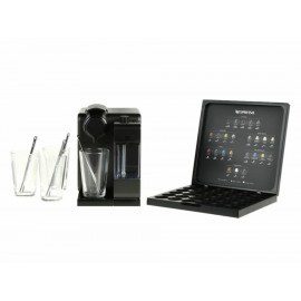 Cafetera Nespresso Lattissima gris acero